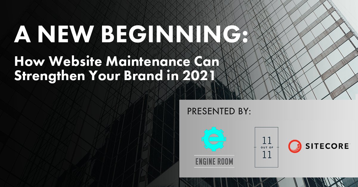 Implementing user experience strategies can raise conversion rates by 400%. Web maintenance is an important part of that. Sign up for our free webinar, “A Fresh Start for 2021: Website Maintenance to Strengthen Your System and Your Brand.” hubs.ly/H0FdCw_0 #webgovernance