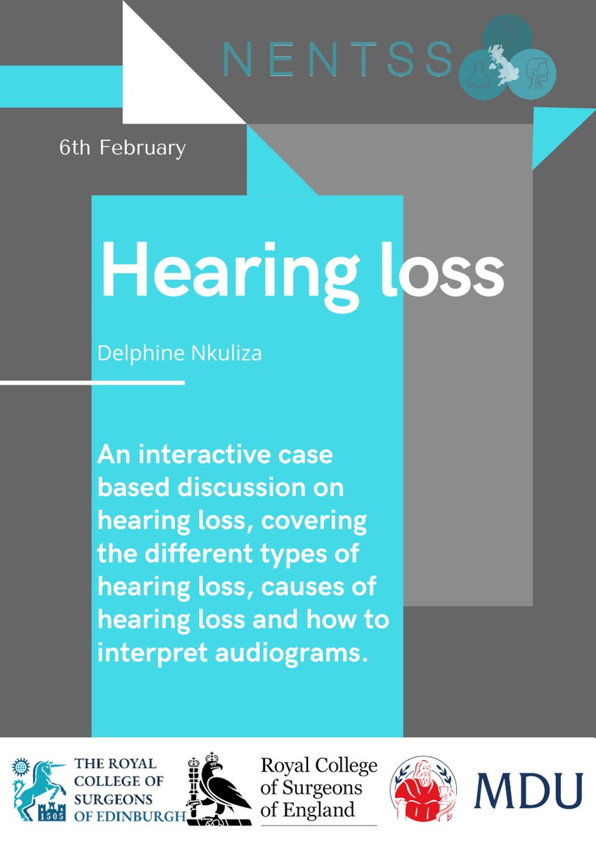 nentss's tweet photo. Workshop #2: Hearing Loss!

From interpreting an audiogram, to discussing its results and implications, it's the perfect little interactive session for medics and FYs! 

You can still register here, if you haven't done so already: https://t.co/yT0HMPq6TE

#NENTSS2021 #MedEd https://t.co/hjBJNU5lGU