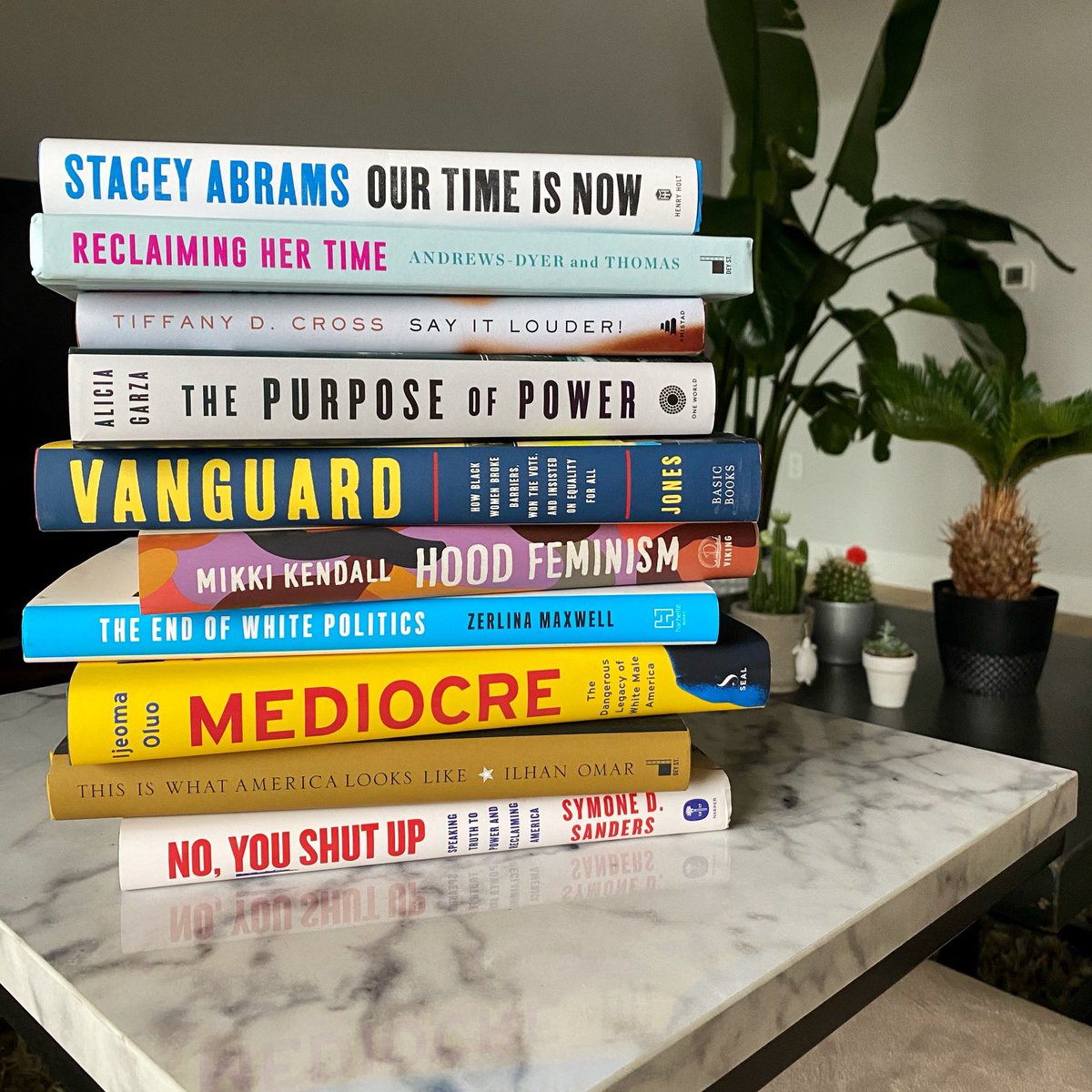 My last piece <a href="/TheAtlantic/">The Atlantic</a> was a list of 10 notable political books by Black women published in 2020 when the American people made history by electing Vice President Kamala Harris. Check the stack! These are the books I recommend for #BlackHistoryMonth.

theatlantic.com/ideas/archive/…