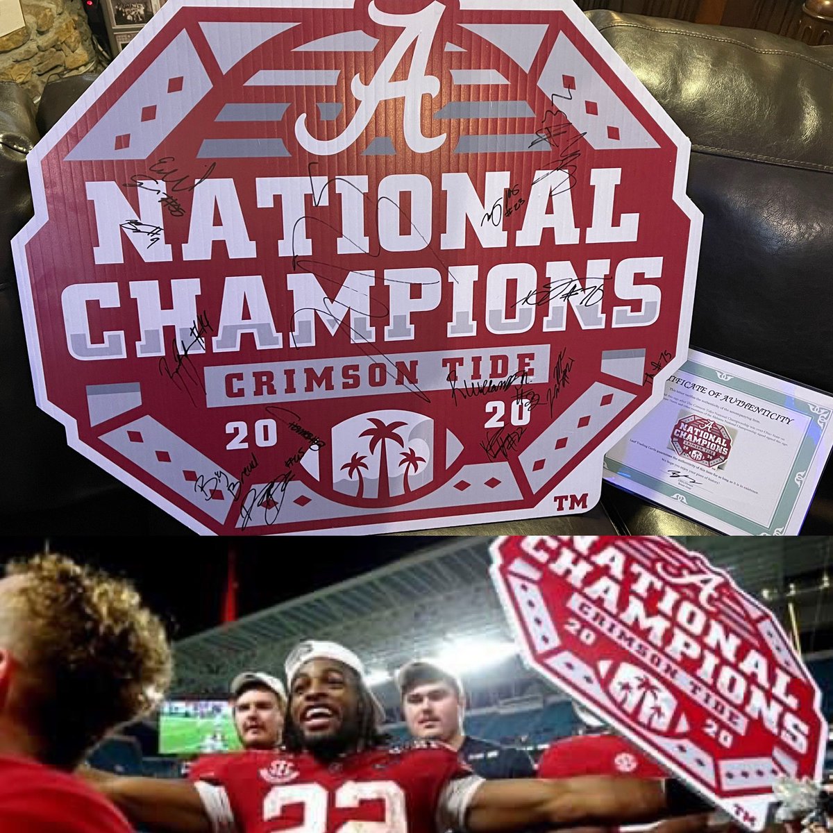 shadowgump's tweet image. Well this is now officially one of the coolest things I own. #RollTide