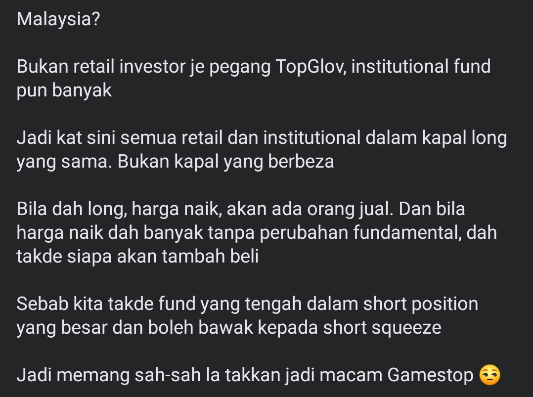 Apa akan jadi seterusnya? Saya tak pasti. Apa jadi dekat pelabur yang tersangkut dekat pucuk? Adakah kerajaan akan masuk campur? Kisah ini belum berakhir.Boleh jadi benda sama dekat Malaysia, sangat sukar nak berlaku. Boleh baca ulasan rakan saya.