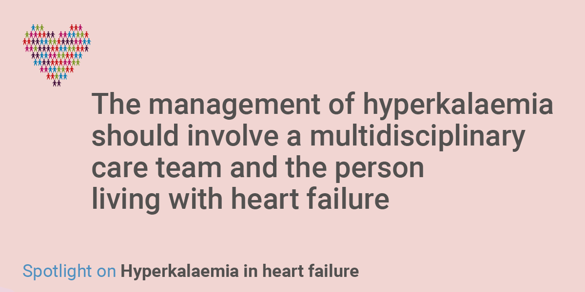 HFPolicyNetwork's tweet photo. #Hyperkalaemia is linked to an increased risk of mortality in people with #HeartFailure and often leads to the discontinuation or reduction in dose of heart failure medications, which could indirectly impact outcomes. #HFSpotlight Find out more: https://t.co/yHUqyw8jdU https://t.co/0BDZbaP4mg