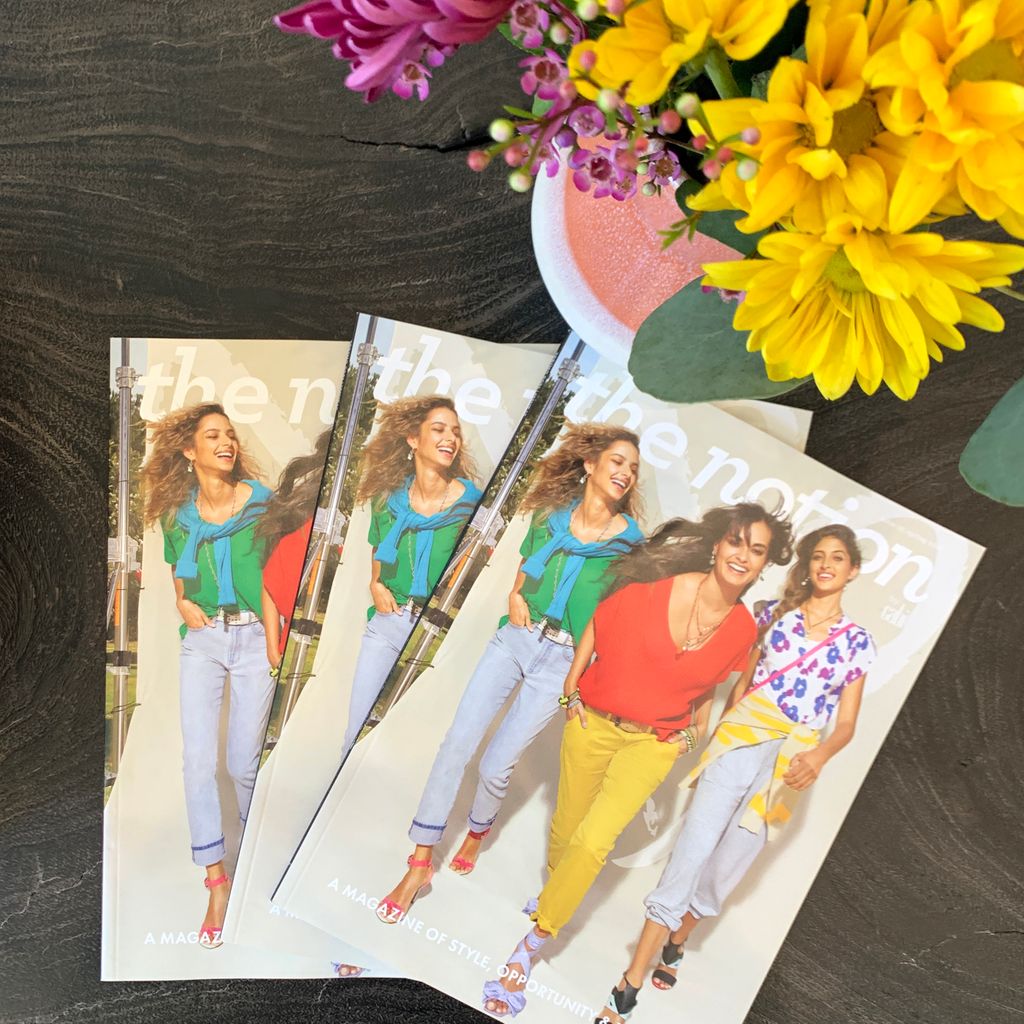 cabiclothing's tweet image. Our magazine, the Notion, is here and it's full of all the latest #styleandideas. 🎉 Read now: buff.ly/32VSV9e #cabiclothing