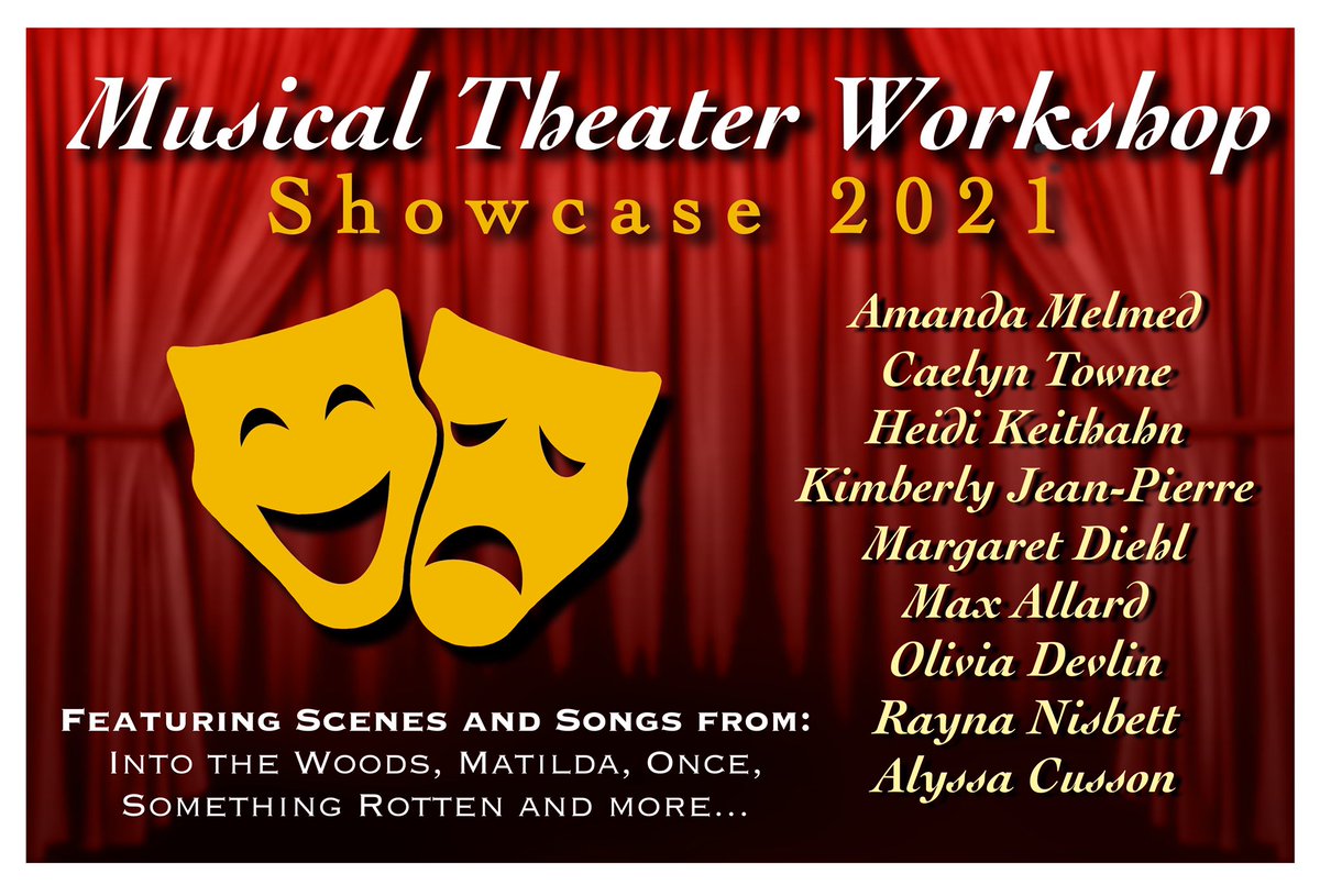 Looking to beat the cold weather? Come warm up tonight with our Musical Theatre showcase, performed by 9 extraordinarily talented students. The premiere begins at 6pm tonight, on YouTube. There is no cost to tune in! youtu.be/5ivHyAU5eb0