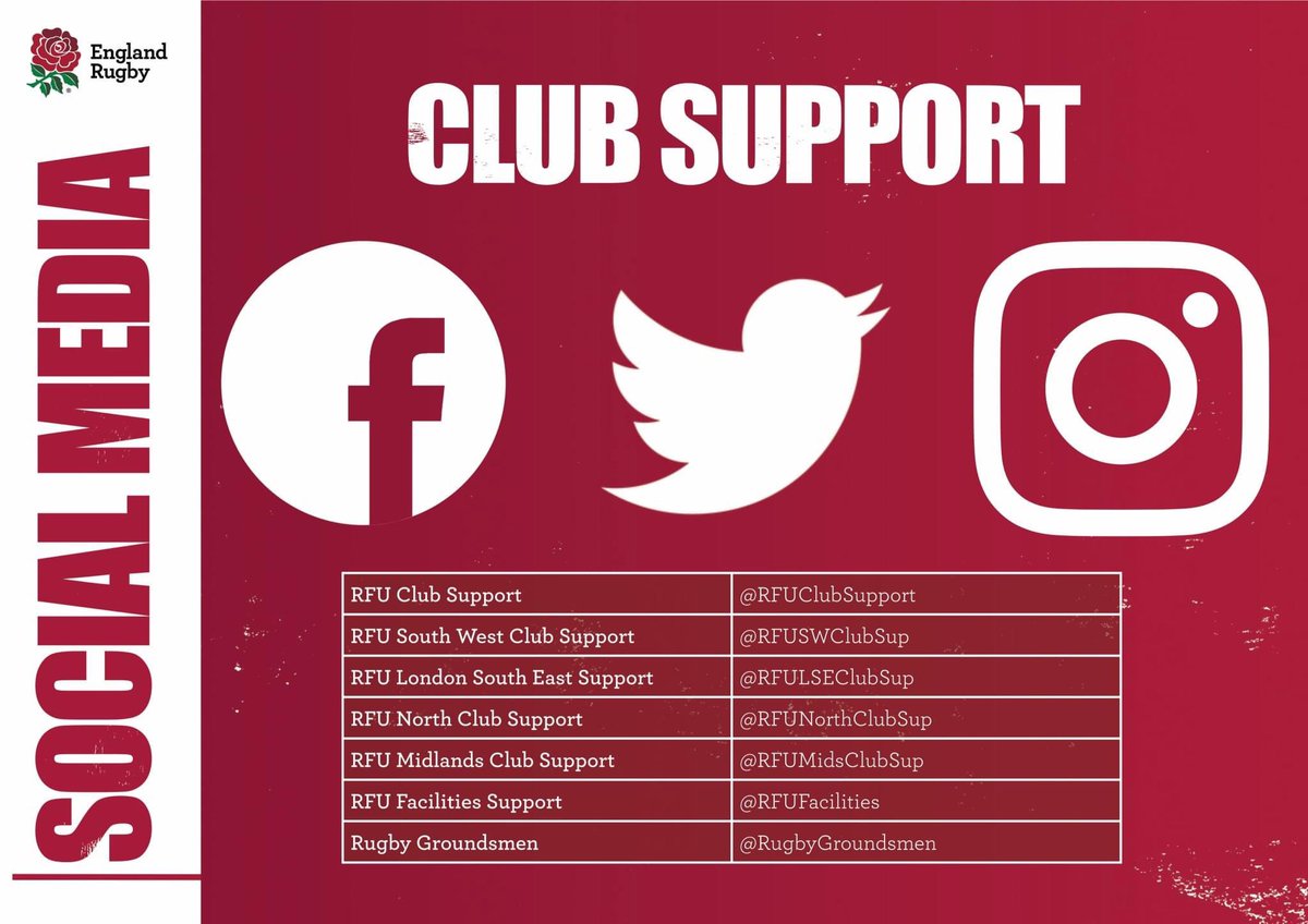 NLD RFU (@nldrfu) on Twitter photo If you have any questions or require any support, please head over to the Club Support Centre where we have an extensive list of FAQ's 👉 bit.ly/39aVn0Z
If you can't find what you need email: ClubSupport@RFU.com <a href="/rfuclubsupport/">@RFUClubSupport</a> <a href="/nottsrfu/">Nottinghamshire RFU</a> <a href="/derbyshirerfu/">Derbyshire Rfu</a> <a href="/LincsRugby/">Lincolnshire Rugby</a> If you have any questions or require any support, please head over to the Club Support Centre where we have an extensive list of FAQ's 👉 bit.ly/39aVn0Z
If you can't find what you need email: ClubSupport@RFU.com <a href="/rfuclubsupport/">@RFUClubSupport</a> <a href="/nottsrfu/">Nottinghamshire RFU</a> <a href="/derbyshirerfu/">Derbyshire Rfu</a> <a href="/LincsRugby/">Lincolnshire Rugby</a>