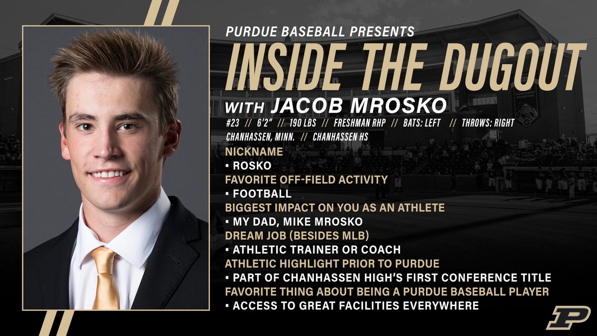 #InsideTheDugout: <a href="/JacobMrosko/">Jacob Mrosko</a>

💪 RHP from the Land of Lakes &amp; Purple Rain was 1 of only 10 players selected to the Minneapolis Star Tribune’s All-Metro Team (1st team) in 2019 thanks to a 0.91 ERA.

👨‍🎓 Twice earned the No. 1 spot on the dean’s list at Chanhassen HS.