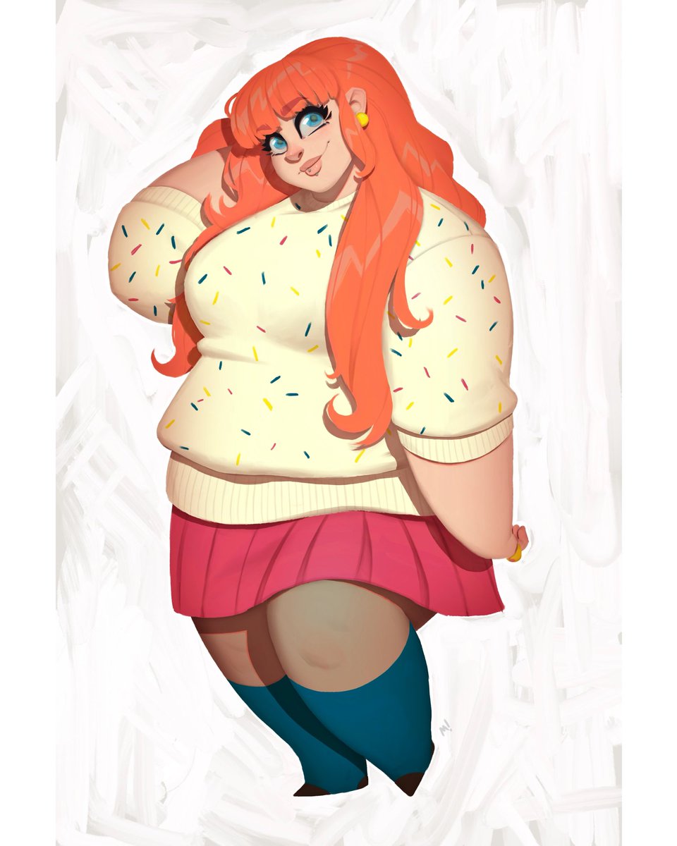 zatransis's tweet photo. This gal has had a few versions. I feel like I could create alts all day. Check thread for some extra material.
.
.
#colorswaps #fashion #sweatertime #redhair #seafoamhair #procreate @procreate #verticallabret #characterdesign #fashionillustration https://t.co/RcbO7n7i1s
