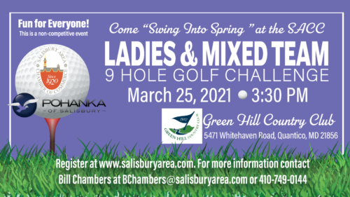pohanka's tweet photo. Come “Swing Into Spring" at the SACC Ladies &amp; Mixed Team 9 Hole Golf Challenge on March 25, 2021 at the Green Hill Country Club!
https://t.co/DMlYyhSUKj https://t.co/2cUycuwKmv