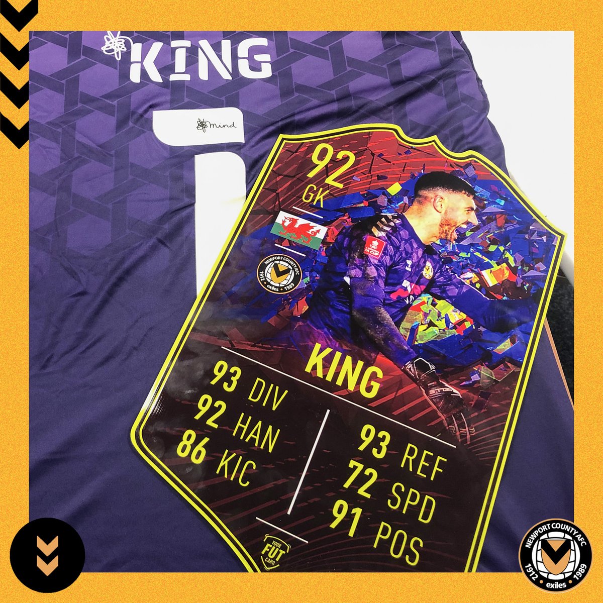 Newport County AFC (@newportcounty) on Twitter photo ๐๐๐ซ๐๐๐ฌ๐๐ฎ๐คฉ
Fancy getting your hands on a FUT card signed by <a href="/GWR/">Guinness World Records</a> holder Tom King?
To enter:
โก๏ธFollow <a href="/NewportCounty/">Newport County AFC</a>, <a href="/comm_ncafc/">Newport County AFC - Commercial</a> & <a href="/Your_Fut_Card/">OfficialYourFutCard</a>
๐ฅTag three friends
๐RT this post
#OneClubOneCounty ๐๐๐ซ๐๐๐ฌ๐๐ฎ๐คฉ
Fancy getting your hands on a FUT card signed by <a href="/GWR/">Guinness World Records</a> holder Tom King?
To enter:
โก๏ธFollow <a href="/NewportCounty/">Newport County AFC</a>, <a href="/comm_ncafc/">Newport County AFC - Commercial</a> & <a href="/Your_Fut_Card/">OfficialYourFutCard</a>
๐ฅTag three friends
๐RT this post
#OneClubOneCounty