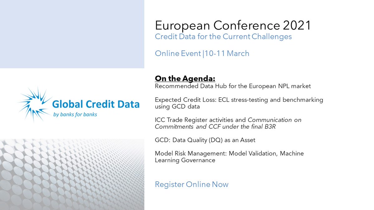 Today is your chance to register for our European conference! For the full agenda and to register, visit: lnkd.in/g28JYPU
#gcdgetinvolved