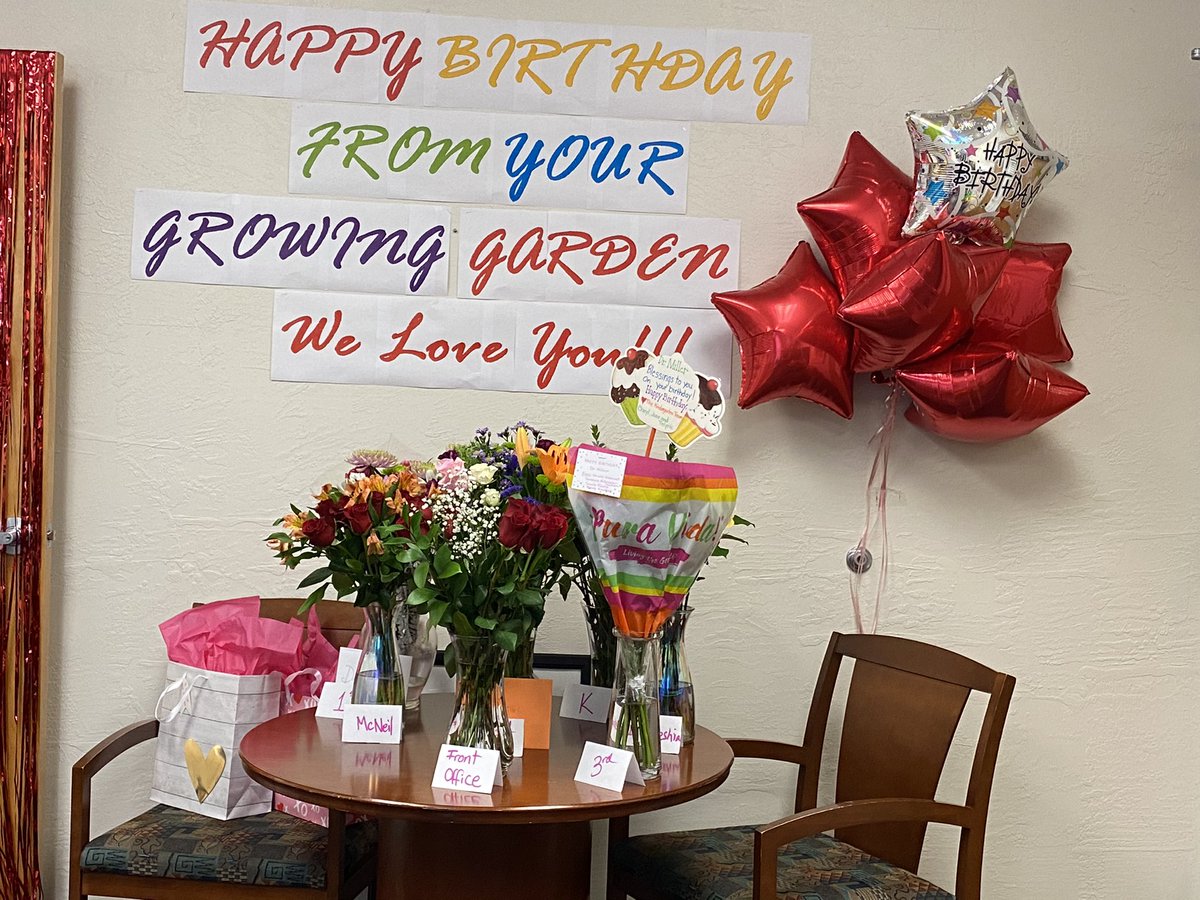 Thank you to my AMAZING staff for all the wishes and gifts!