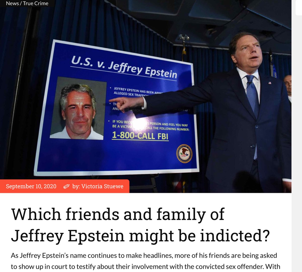 Wonder if the drain is clogging from the swamp yet. https://filmdaily.co/obsessions/true-crime/epstein-family-indicted