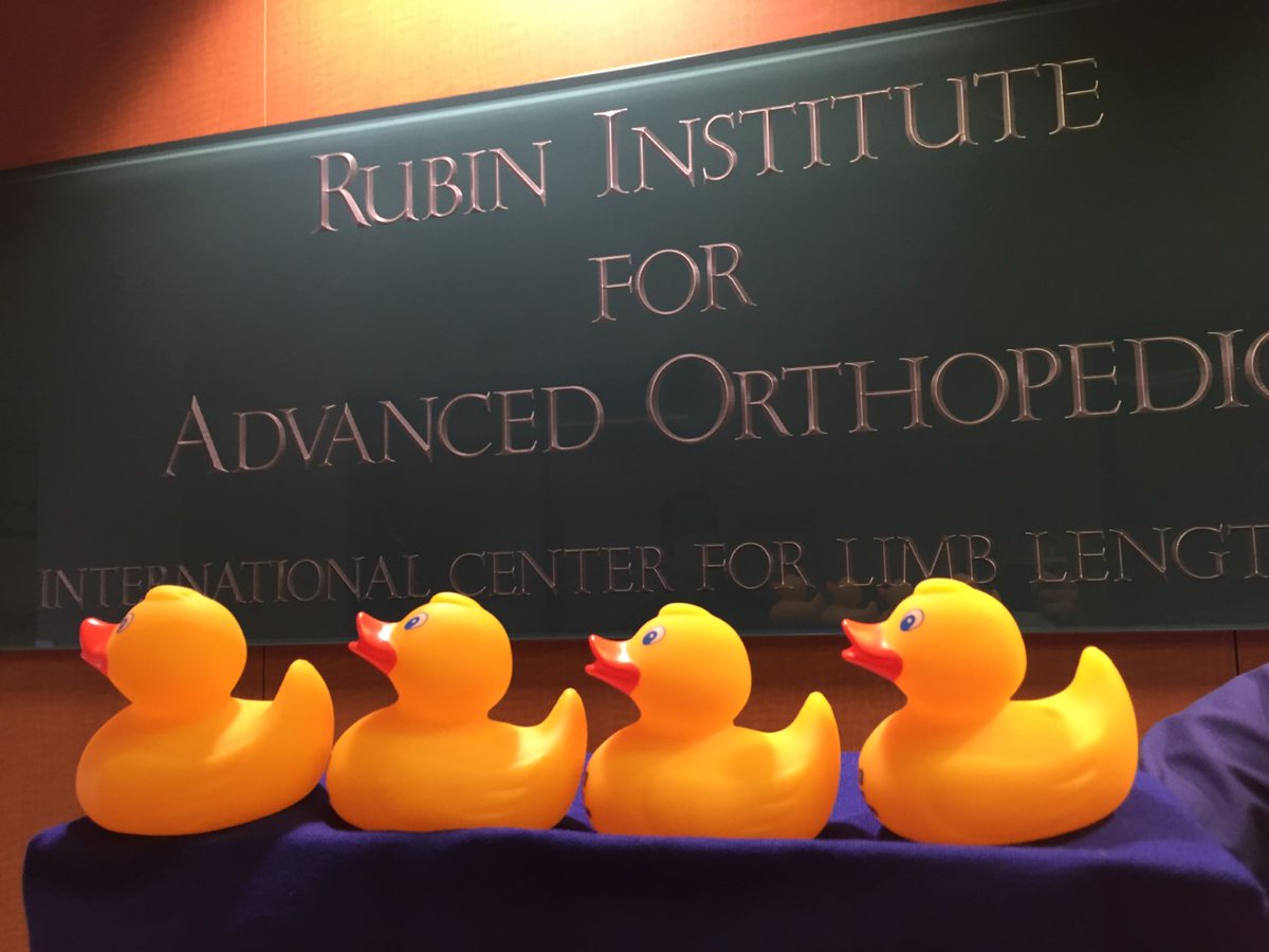 LimbLengthMD's tweet image. Stay tuned to see what we are quacking about! #FollowICLL