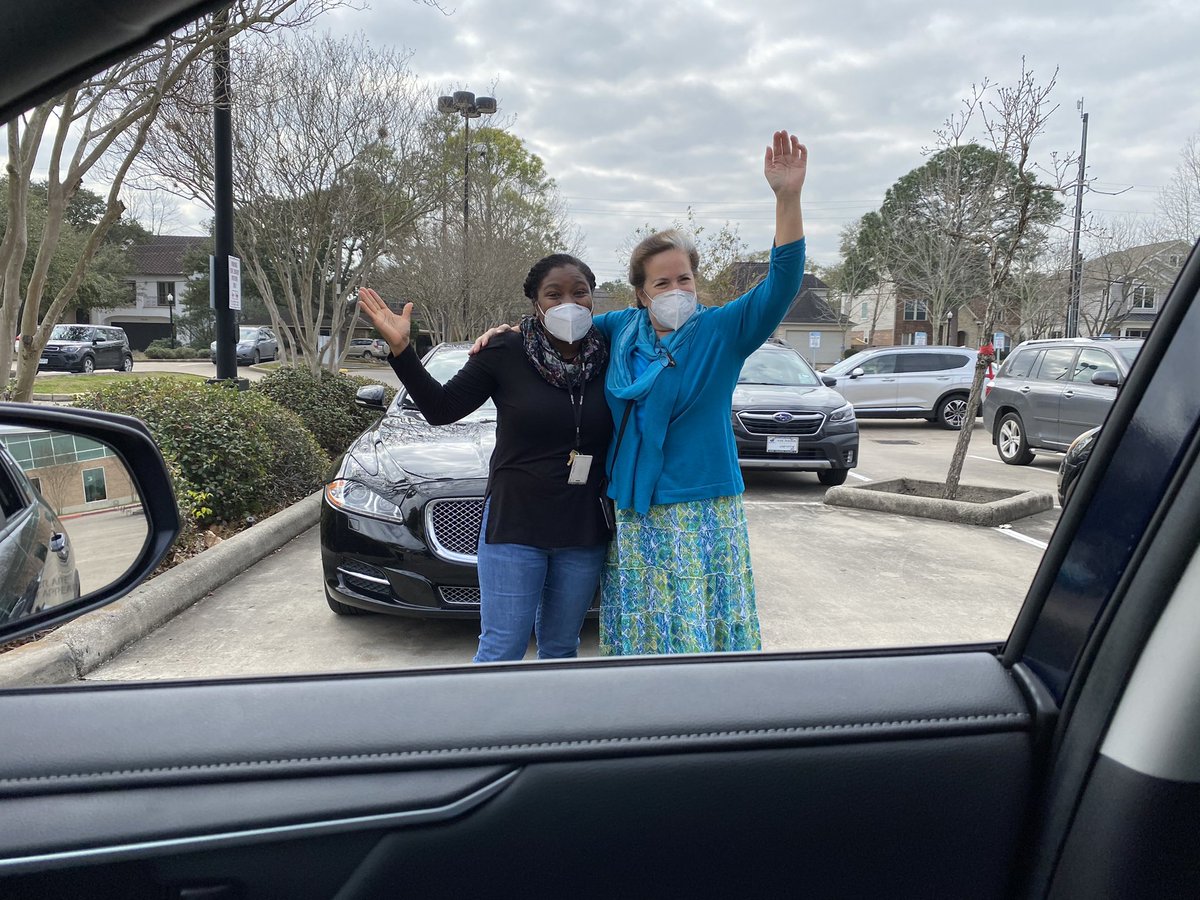 yogagirldd's tweet photo. @BakerRipley is #TheBest when it comes #AlzCare and support‼️ #Thankful for Katie and her amazing team for procuring the #covidvaccine for their precious members, including my adorable Mom! 💝 #SuchaGift Mimi’s 2nd dose= ✅ 💖✨ https://t.co/dgDl3sJZCf