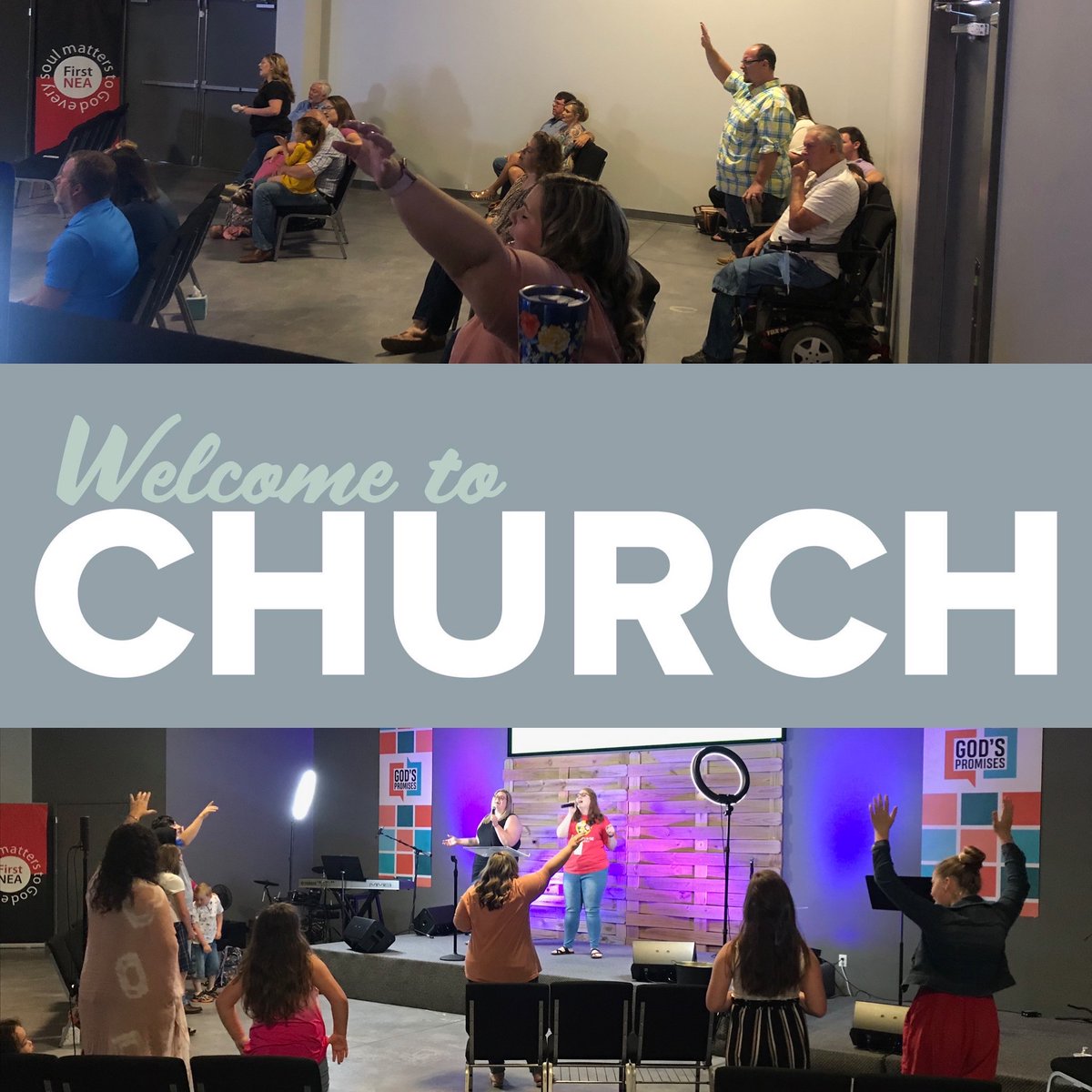 firstnea's tweet image. We cannot wait to worship with you this Sunday at First NEA. We're saving a place for you!

Join us in-person or online at 10am.