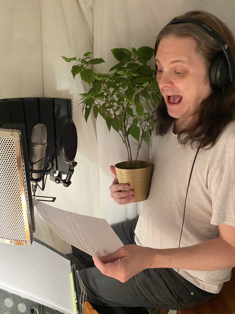 TheDandy's tweet photo. Bring Your Friend To Work Day. #VoiceOvering #ByorkeHomeStudio https://t.co/7MtlBDCpZI