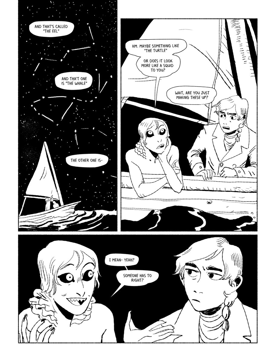 A little character/art development comic. Man, I need to learn how to draw boats. 