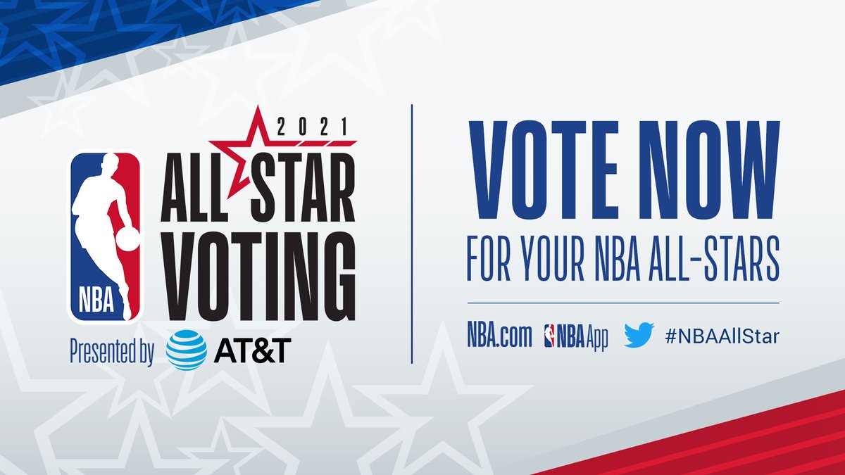 NBA All-Star Voting presented by <a href="/ATT/">AT&T</a> is OPEN... vote today on NBA.com/Vote, the NBA App or on Twitter using #NBAAllStar &amp; #FirstNameLastName!

🗳️: app.link.nba.com/e/All-Star-Vot…