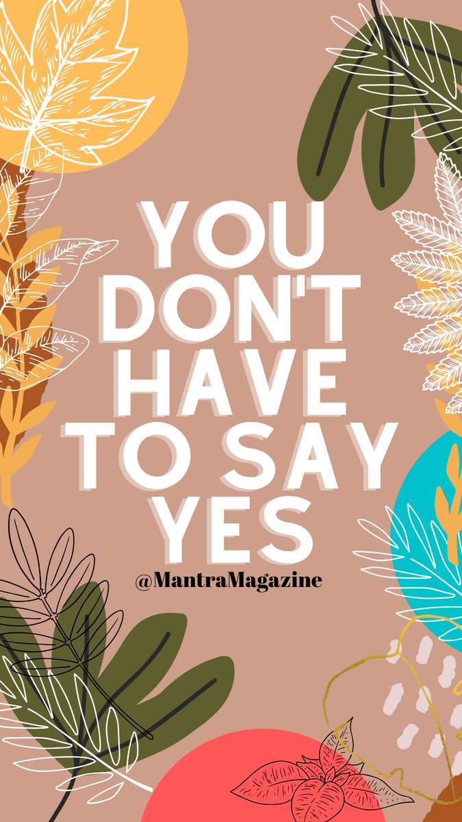You Don't Have To Say Yes To Everyone Who Wants Something From You. #discretion