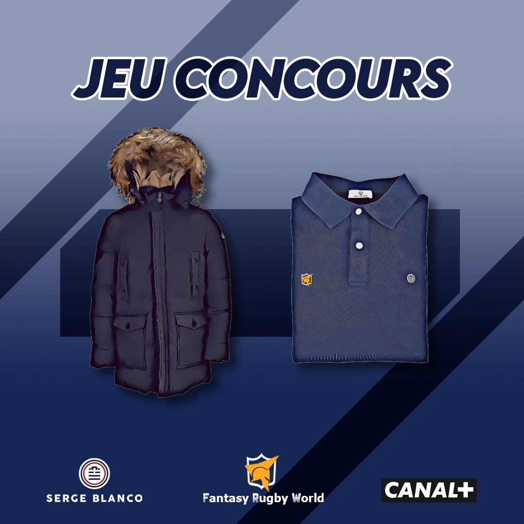 CanalplusRugby's tweet photo. Remporte une doudoune + un polo Serge Blanco, avec un abonnement premium sur le jeu #FRW 🏉

👉🏼 RT + Follow @CanalRugbyClub, @FRW_France @Serge_Blanco 🔁

🍀 TAS le 03/02 ! https://t.co/PdzP8UxUTx