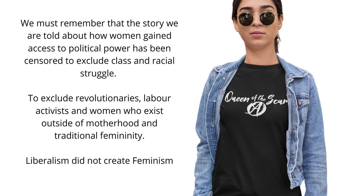 LeftMerch's tweet photo. We're beyond excited and honoured to launch our "Queen of the Scum" collection in response to @madamepremier's collaboration with the unbelievable @tamarataggart! 

It embraces the title given to the founder of anarcho-feminism by the reactionary press. https://t.co/MjJ01RYIpy https://t.co/ALaNWOGWlN