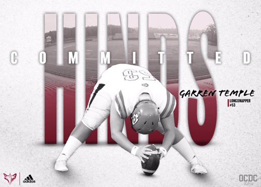 GarrenTemple53's tweet photo. Very thankful for everyone who has helped me get to this point. 100% committed to Hinds CC🦅🦅 #401forever @coachKEagles @oc7888 @TheChrisRubio https://t.co/mVLD5KgIkN