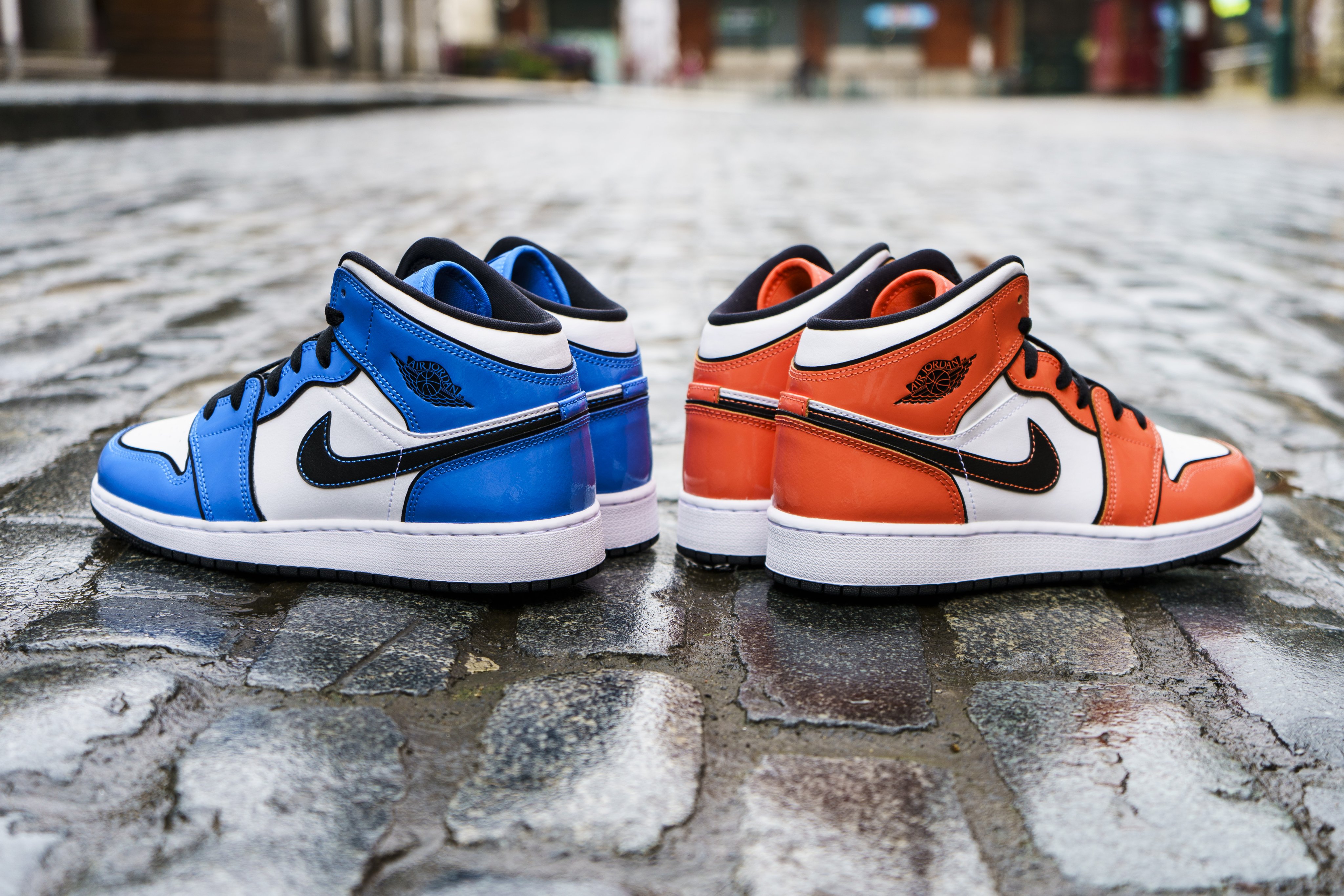 Kick Game Or The Air Jordan 1 Mid Has Landed In Two Patent Colourways Signal Blue T Co D6p8lkbmsj Turf Orange T Co 80qbbtvehp T Co 5ums0rwyfb Twitter