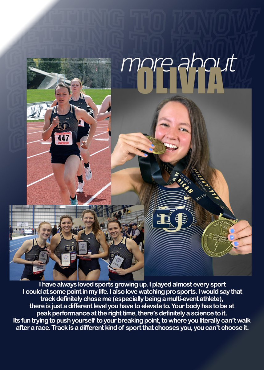 EOUAthletics's tweet image. #GettingToKnow Olivia Lane @eouxctf 🤩
