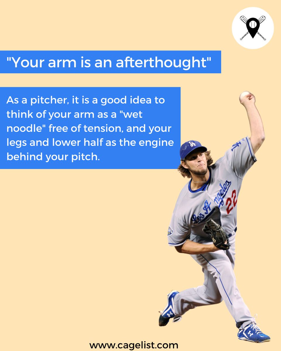 theCageList's tweet image. The way you think about your delivery is important to what result you will achieve from it. 

Tag a pitcher you know who grits their teeth and throws the ball as hard as they can every single time. They probably need to see this post.

#Pitching #Pitchinglesson #Armcare #Baseball