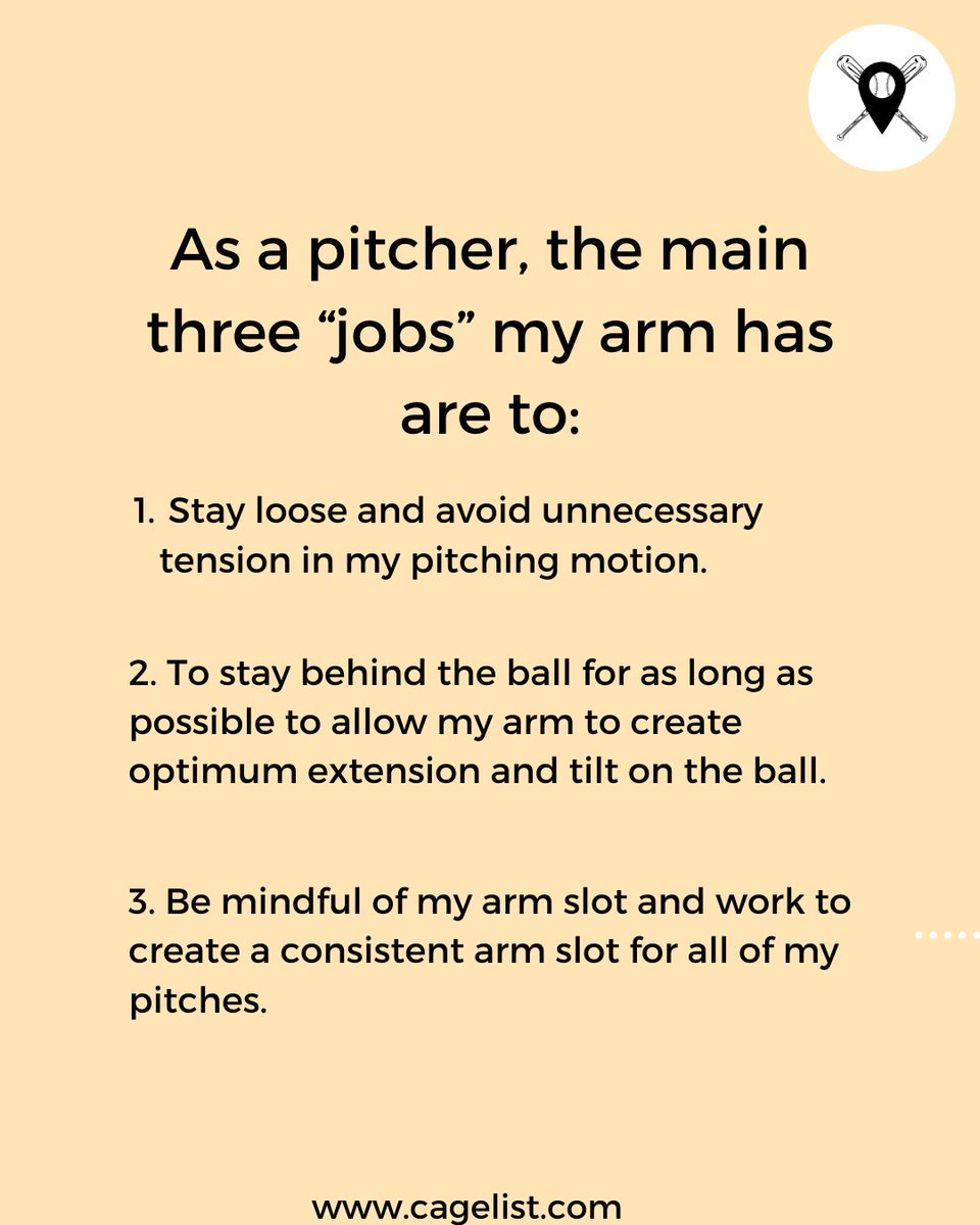 theCageList's tweet image. The way you think about your delivery is important to what result you will achieve from it. 

Tag a pitcher you know who grits their teeth and throws the ball as hard as they can every single time. They probably need to see this post.

#Pitching #Pitchinglesson #Armcare #Baseball