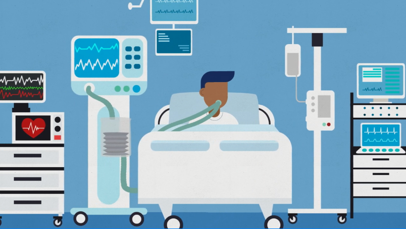 Do you have a loved one in COVID intensive care? <a href="/NHSBartsHealth/">Barts Health</a> has created a series of animations to help families understand how patients are cared for. Watch here: bit.ly/2My2WFU #ICU