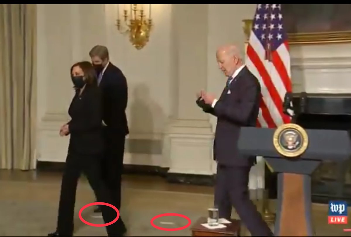 Putting aside he refuses to answers any questions. It’s funnier how they have to use spikes to mark out where the ‘actors’ have to stand for the correct lighting and scene.