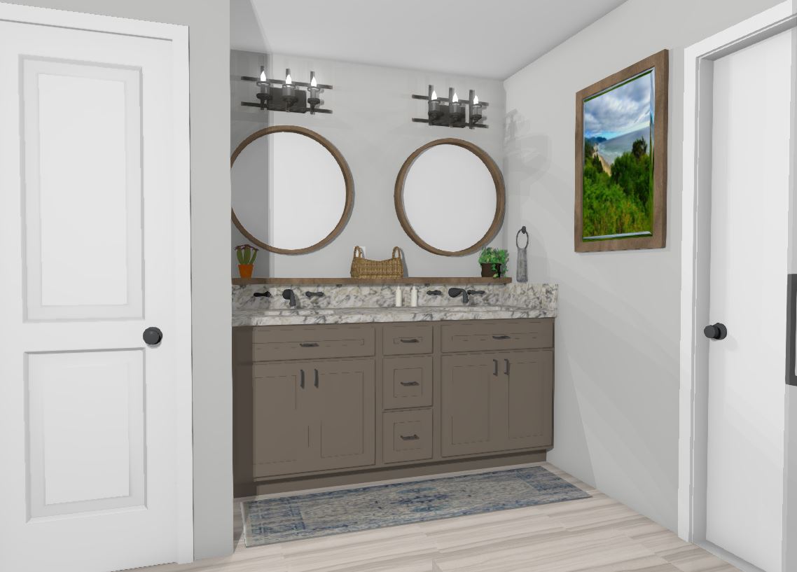 New Year new project #modernmaster bathroom remodel underway in #northbossier Check out the new #homedesign #renderings #cad <a href="/ChiefSoftware/">Chief Architect</a>