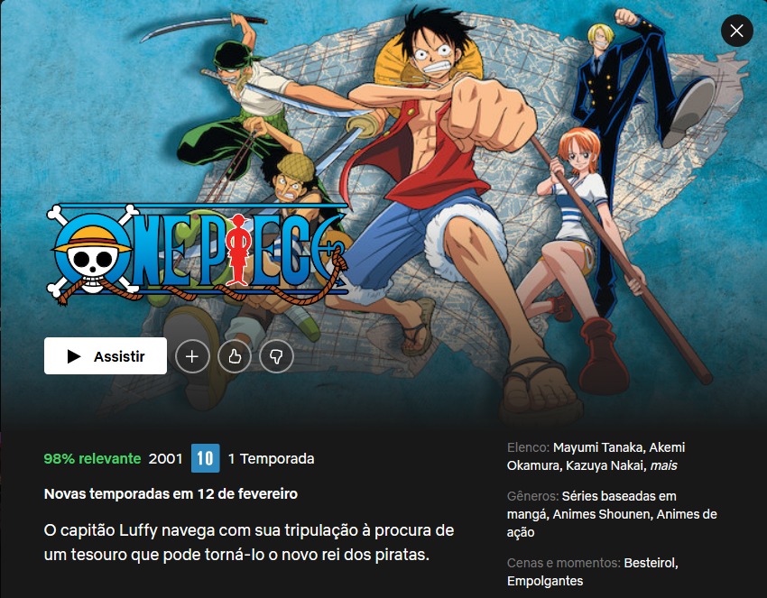 QUANDO SAI A 5° TEMPORADA DE ONE PIECE NA NETFLIX? [SKYPIEA