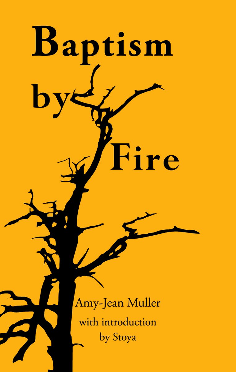 Gabino_Iglesias's tweet photo. "My birth was like a hanging..."

Reading @muller_aj's Baptism by Fire. You need it. I think @stoya nailed it in her intro: "An angry woman remains a political act, and is sometimes a creative one as well. Rage, here, is transcended into art." https://t.co/Du5sWmF0uq