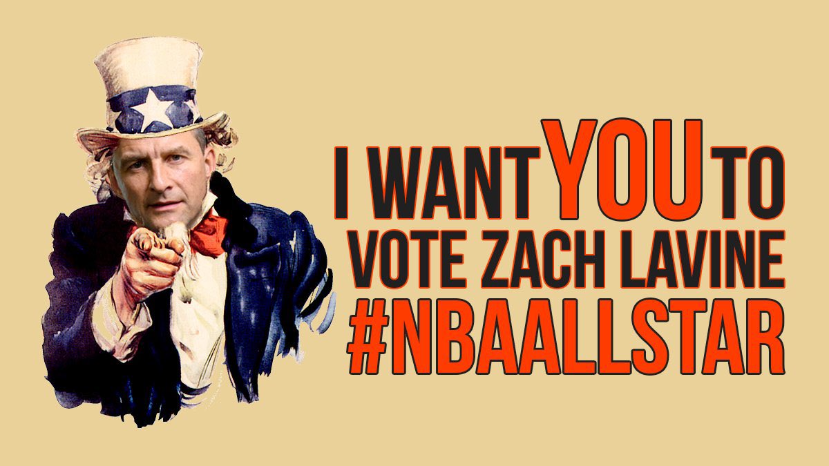 Day Two. 

We’re just getting started. 

#ZachLavine #NBAAllStar 

#ZachLavine #NBAAllStar 

#ZachLavine #NBAAllStar 

#ZachLavine #NBAAllStar 

#ZachLavine #NBAAllStar 

RT to spread Zach Lavine All Star awareness. Your team is counting on you. #BullsNation
