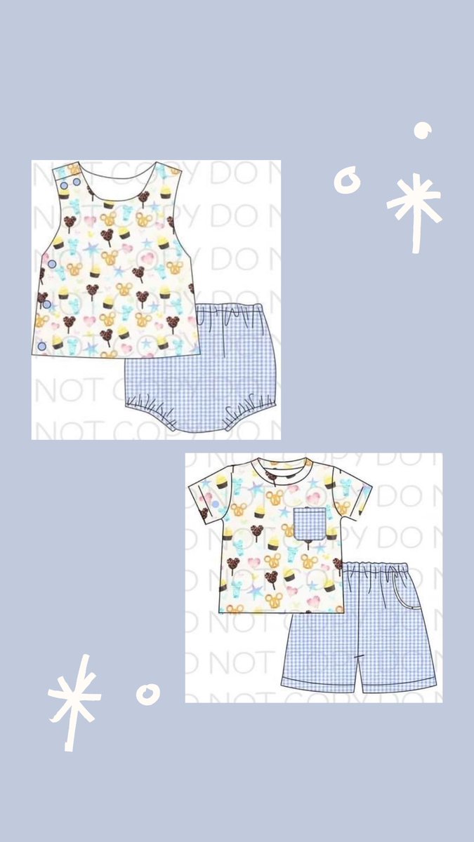 Fellow Disney Parks fans, you need these Disney Treats inspired outfits for your littles. 

If you want to be added to the group let me know. They’re only $24 arriving in May!
