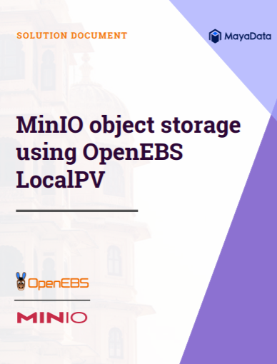 MayaData's tweet photo. Read up how we have deployed @Minio Operator, which helps manage & update highly available distributed #MinIO clusters on a four-node #Kubernetes cluster using the well-known #CAS solution, @openebs where #OpenEBS #LocalPV is the underlying storage engine.
https://t.co/7VUvzBhuCe https://t.co/CchGGVnStb