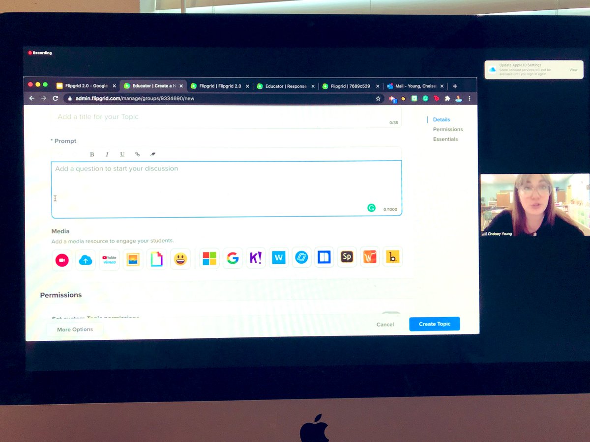 Great presentation on Flipgrid @PUSD from Chelsey Young and Amy Scott #PUSDprogrow