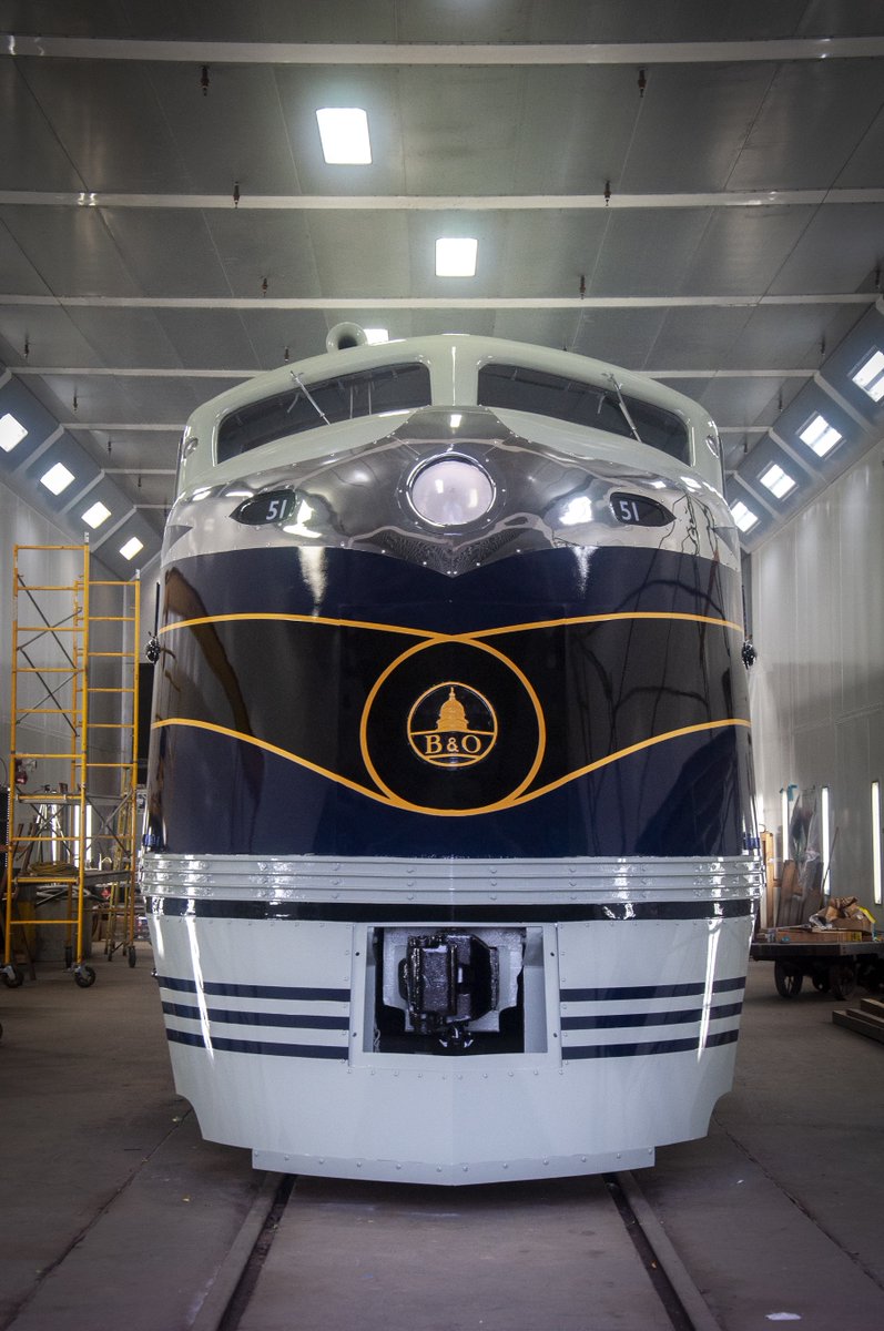 The B&amp;O No. 51 Kids Restoration Tour is just 1 week away! On Fri, Feb. 5 @ 11 AM, little engineers will get an inside look at the process of restoring the first streamlined diesel-electric locomotive &amp; will even experience some of the tasks involved! Included w/ admission
#BO51