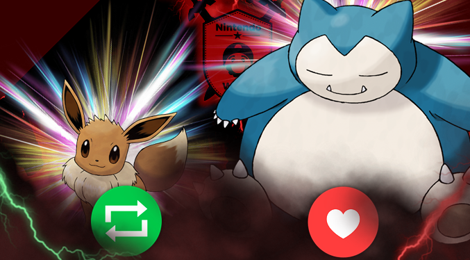 Nintenderos's tweet photo. Nintendo Wars@Twitter: Pokémon de tipo Normal: Ronda Final: Asalto 1:

➡ RT = Voto para Eevee
➡ MG = Voto para Snorlax

¡Que comience la batalla! - https://t.co/u8npQro4k4 https://t.co/cm4kSx0SKM