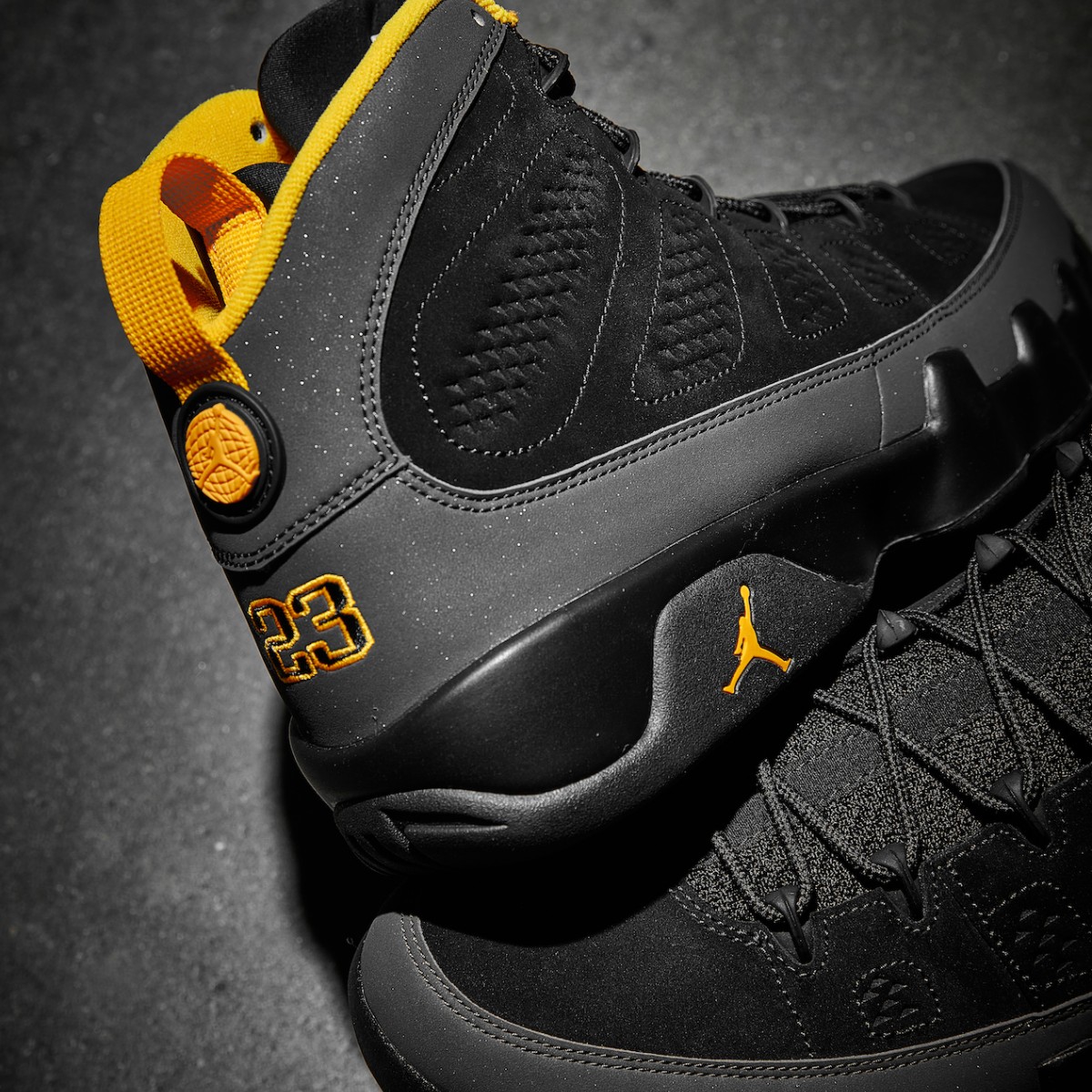 finish line jordan 9 university gold