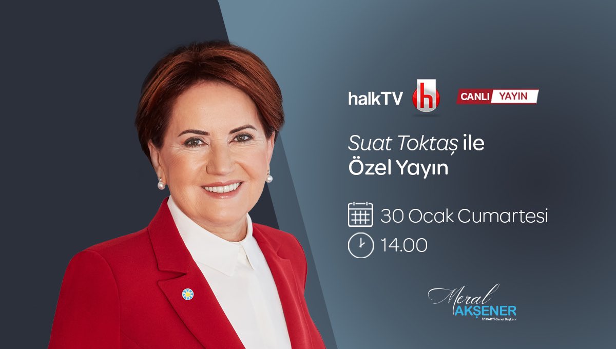 🗓 30 Ocak Cumartesi (yarın)
🕑 14.00'te
📺 Halk TV ekranlarında 

Suat Toktaş'ın sorularını yanıtlayacağım.

İlgilenen herkesi ekran başına bekliyorum... ☀️