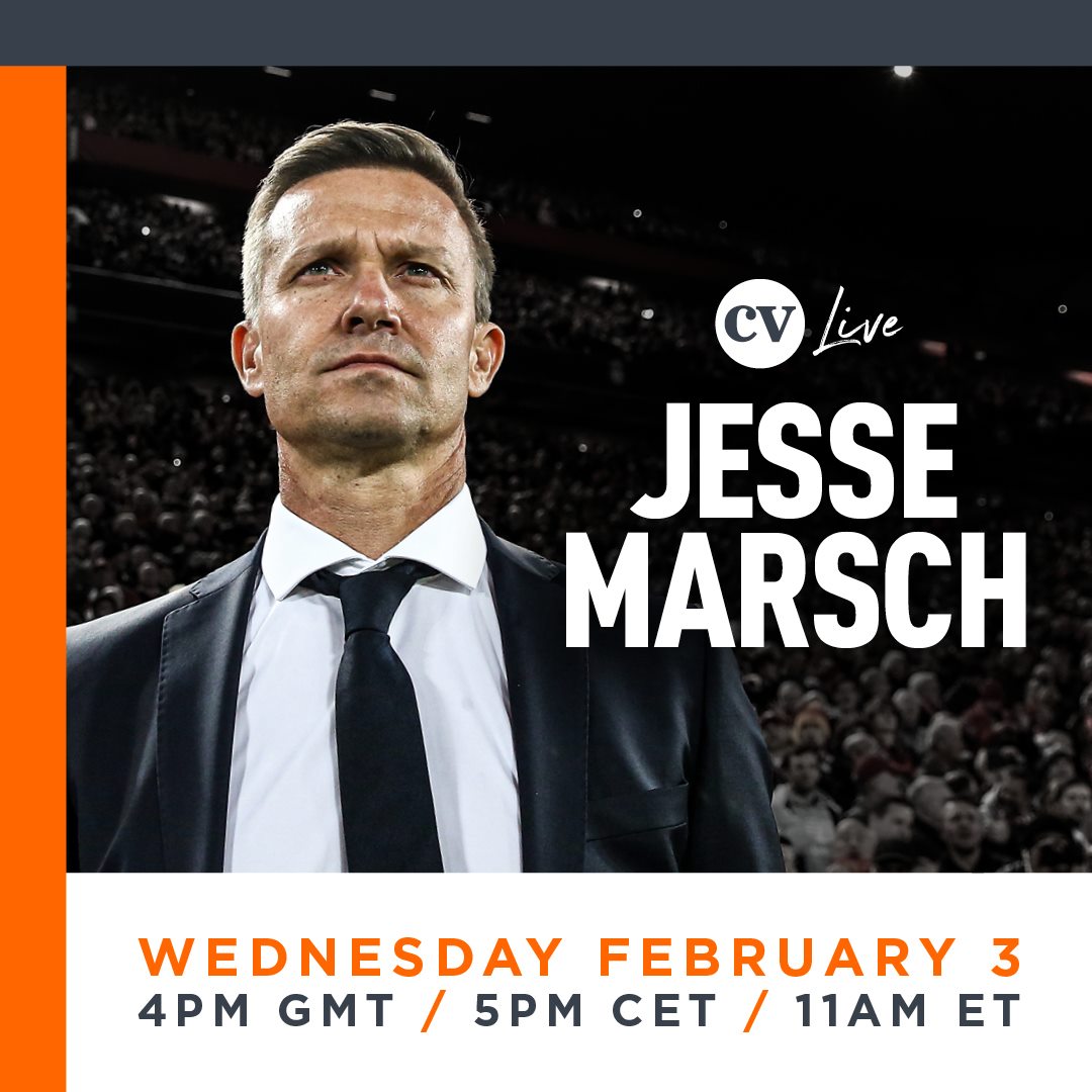 WEBINAR @CoachesVoice | Next Wednesday a new #CVLive with Red Bull Salzburg head coach, Jesse Marsch.
If you are not a subscriber, don’t worry. All you need to do to view the event is register for a free 7-day trial with The Coaches' Voice Academy here 👉academy.coachesvoice.com/?rfsn=4794817.…