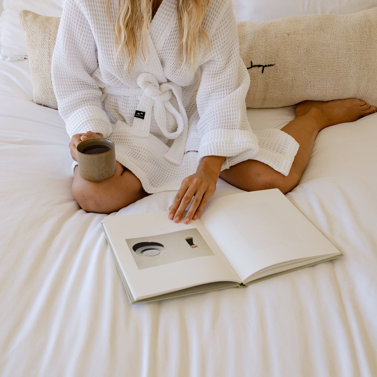 Style, comfort, and sustainability. Shop the Guild Bath Robe and discover spa-like luxury in your own home ✨ #SlowtideHome