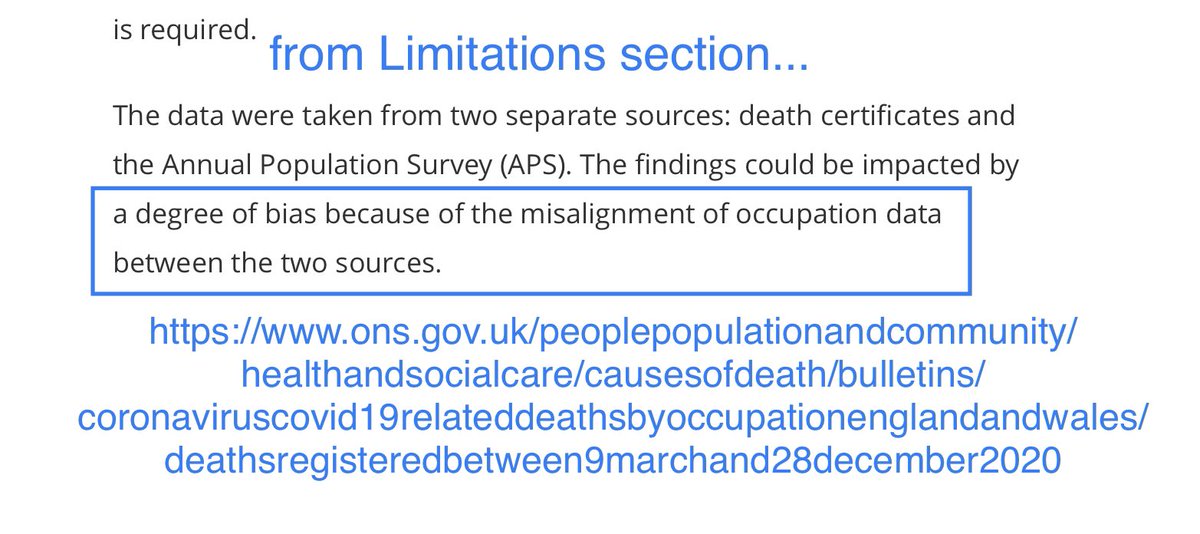 That’s another reason I think comparing to all-cause deaths, whether in the past year or from 5-year averages, is a more reliable method. At least when you compare deaths, the occupation counts are coming from the same source. 20/