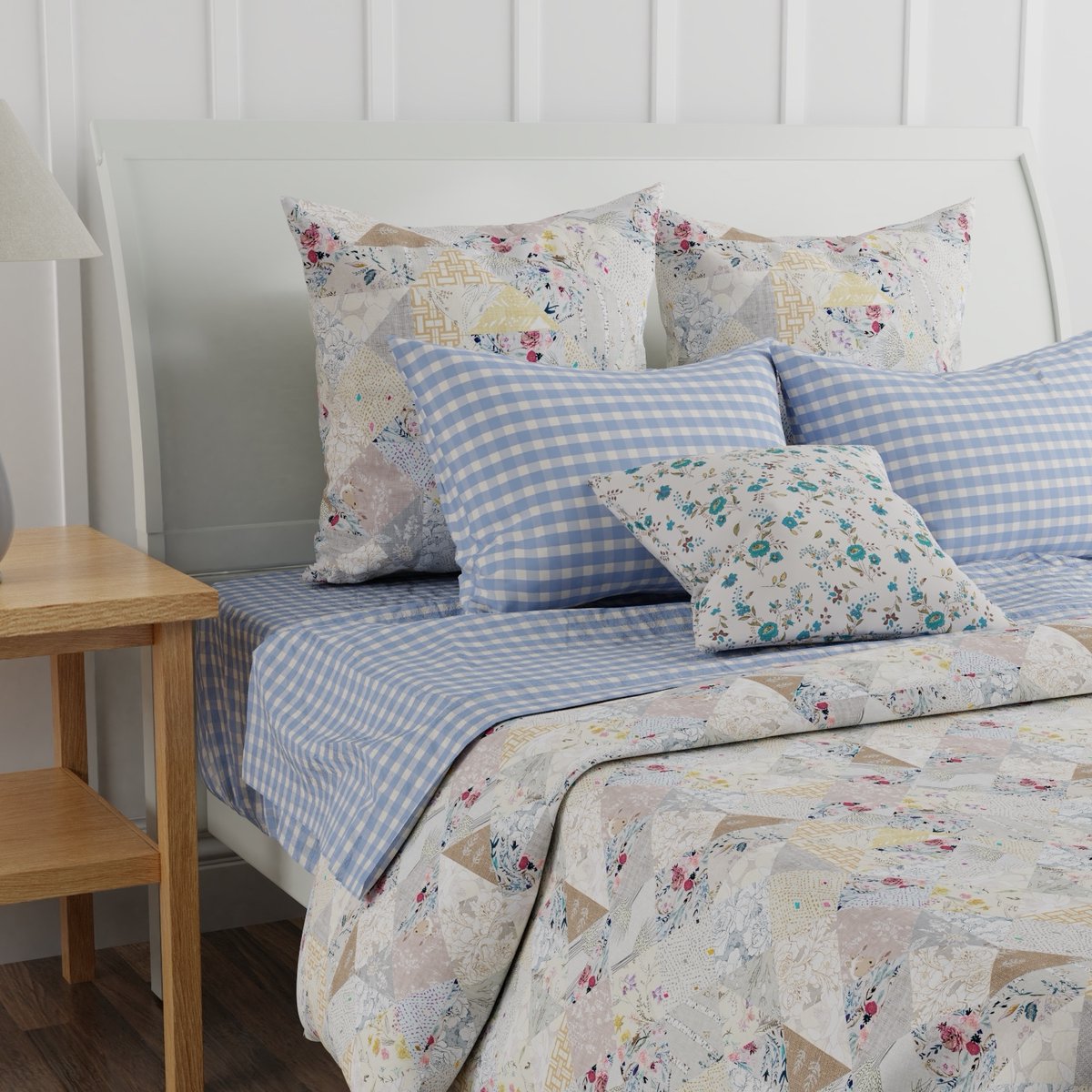 SpoonflowerHome's tweet photo. Design Trend: Cottagecore 🌼⁠
⁠
Pastoral florals, rustic stripes and patchwork details celebrate a rural-inspired, simpler life and the romantic nature of homesteading.

Shop curated designs on bedding from our trend expert Tara >> https://t.co/C5UOlq2lr5 https://t.co/G0xOuFArUB