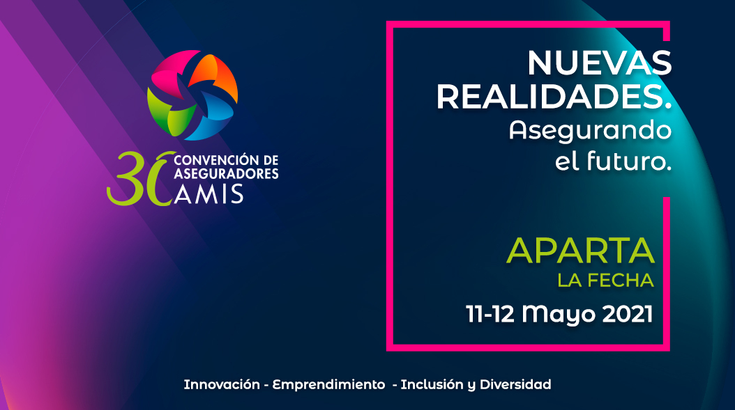 ¡No te pierdas la 30 edición de la Convención de Aseguradores! 🤩
Se llevará a cabo los días 11 y 12 de mayo, de manera digital y con acceso totalmente libre. 
¡Aparta tu lugar! 👇 #ConvenciónAMIS
convencionaseguradores.mx