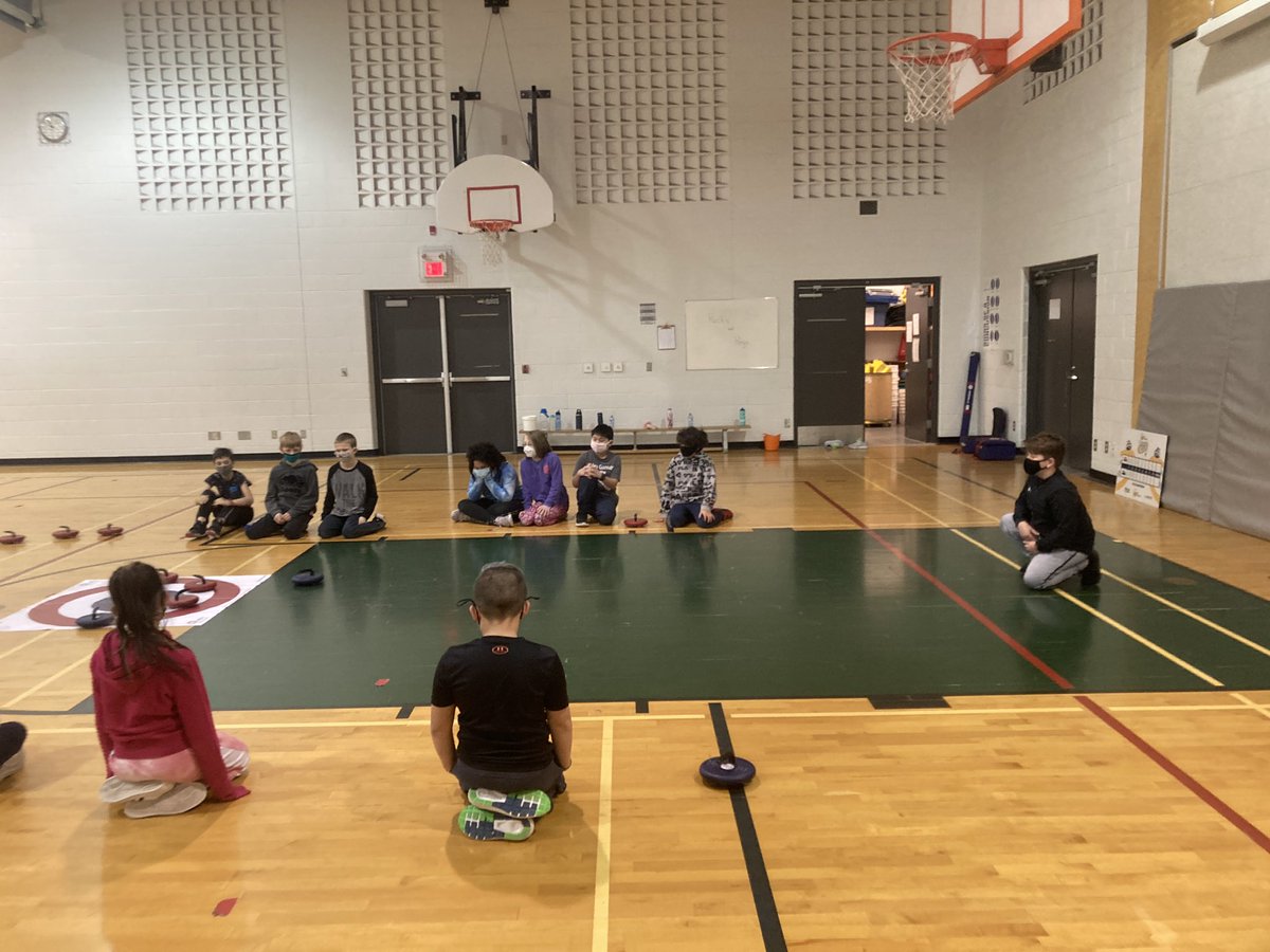 Fantastic introduction to curling through Rocks and Rings.  The huge smiles and engagement were infectious!  Thank you <a href="/ARileyPE/">Alyssa Riley</a> for sharing your love of physical activity with your students! <a href="/alcdsb_mich/">St. Michael CS</a> @BradReitzel
