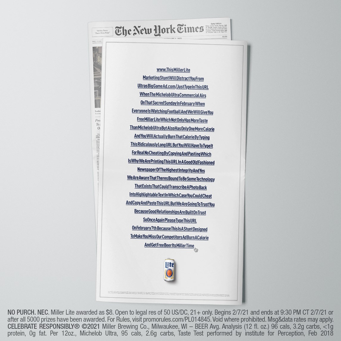 Miller Lite tweet media